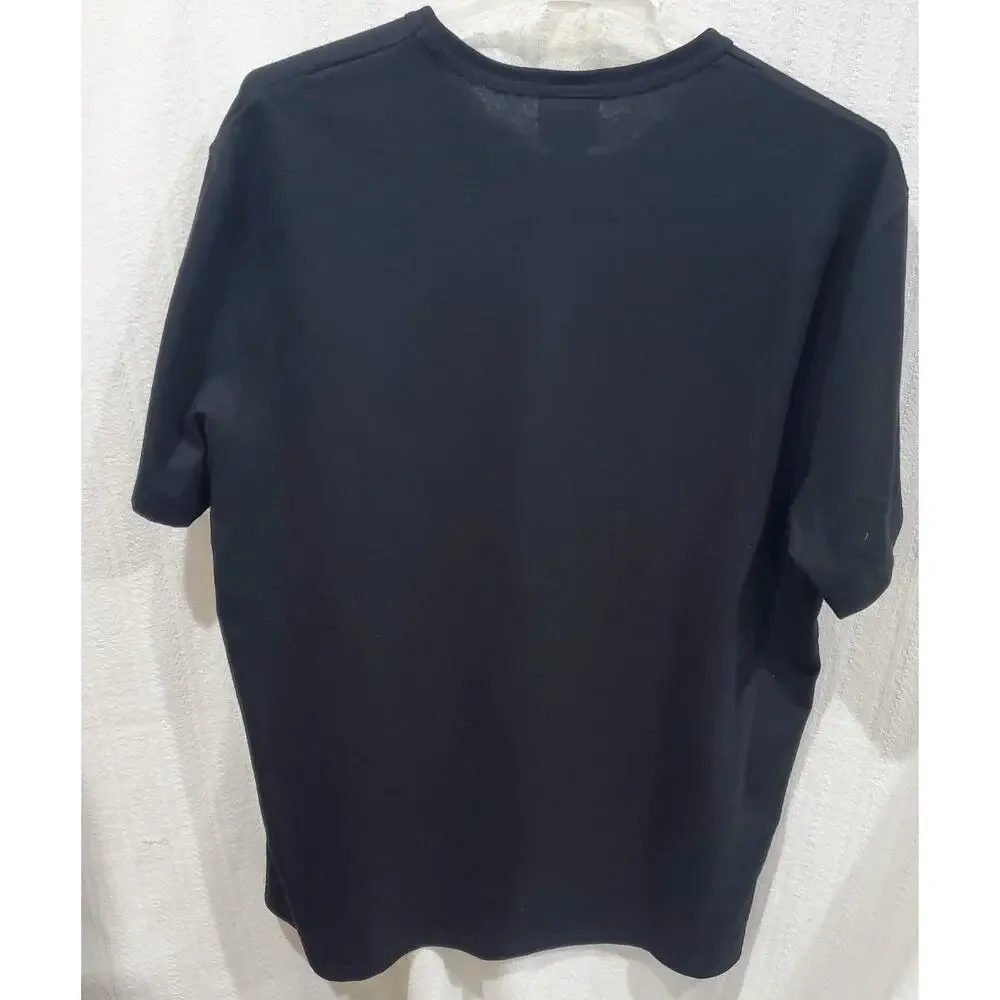 Champion T Shirt Mens 3XL Black Graphic Print Logo Casual Short Sleeve - Picture 5 of 9